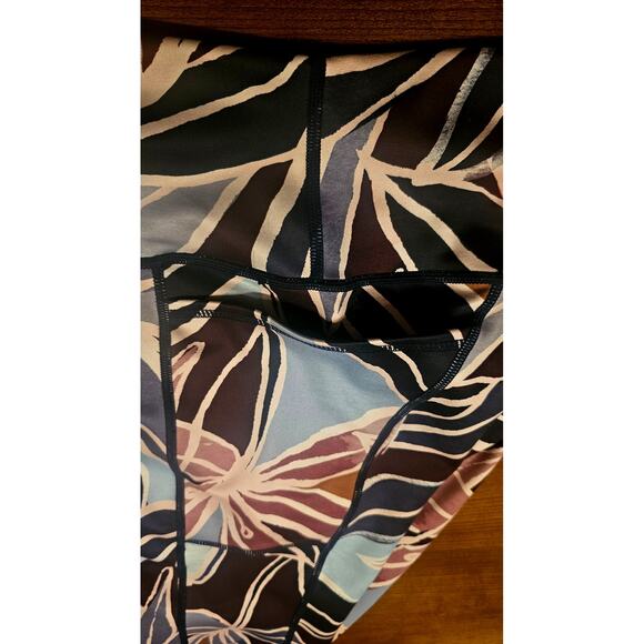 Sweaty Betty Super Sculpt Leggings 7/8th Length, 24 in Waist, Floral Sz M - Picture 4 of 8